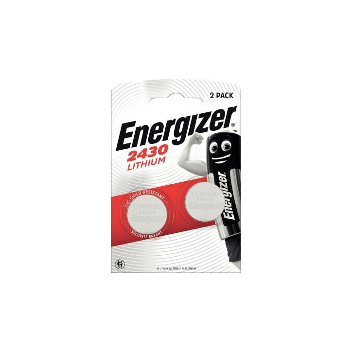 Blister 2 piles lithium 3V CR2430 7638900379914 ENERGIZER