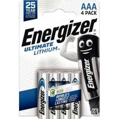 Achetez Blister 4 piles 1,5V Ultimate Lithium AAA 7638900273267 ENERGIZER pas cher sur Ma Rentrée S..