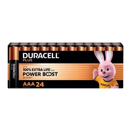 Achetez Boite 24 piles 1.5V PLUS POWERBOOST AAA / LR03 / MN2400 5000394178922 DURACELL pas cher sur ..