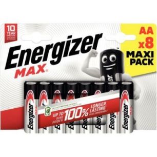 Achetez Blister de 8 piles 1.5V Max AA 7638900437720 ENERGIZER pas cher sur Ma Rentrée Scolaire