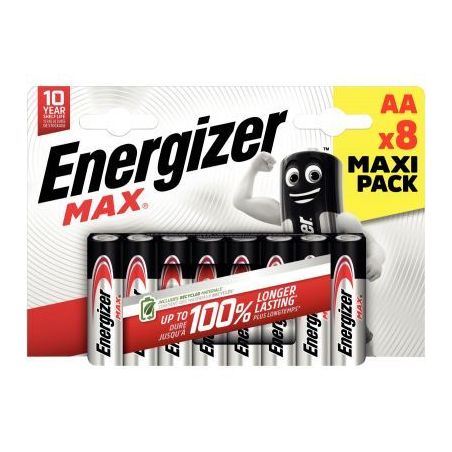 Achetez Blister de 8 piles 1.5V Max AA 7638900437720 ENERGIZER pas cher sur Ma Rentrée Scolaire