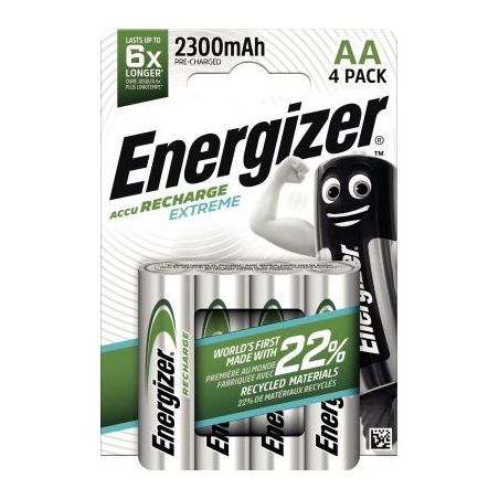 Achetez Blister 4 accu Energizer AA 2300 mAh 7638900416893 ENERGIZER pas cher sur Ma Rentrée Scolai..