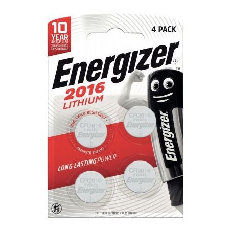 Achetez Blister de 4 piles lithium 3V CR2016 7638900415353 ENERGIZER pas cher sur Ma Rentrée Scolai..