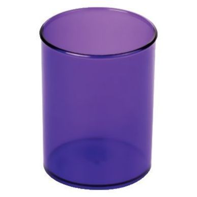Achetez Pot à crayons rond D7cm Lilas transparent 205-58 pas cher sur Ma Rentrée Scolaire