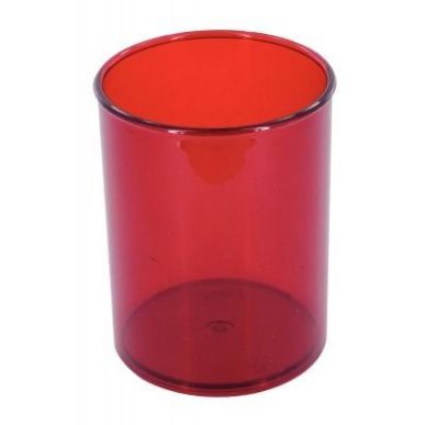 Achetez Pot à crayon transparent rouge 205-53 pas cher sur Ma Rentrée Scolaire