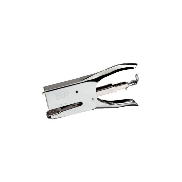 RAPID Pince agrafeuse K1. Agrafes 26/6 et 26/8. 50 feuilles. Chromée.