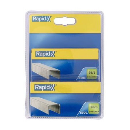 Achetez Blister de 3x 5 000 agrafes 26/6 Standard 24862400 RAPID ESSELTE pas cher sur Ma Rentrée Sc..