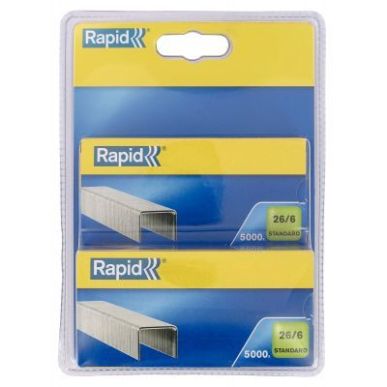Achetez Blister de 3x 5 000 agrafes 26/6 Standard 24862400 RAPID ESSELTE pas cher sur Ma Rentrée Sc..