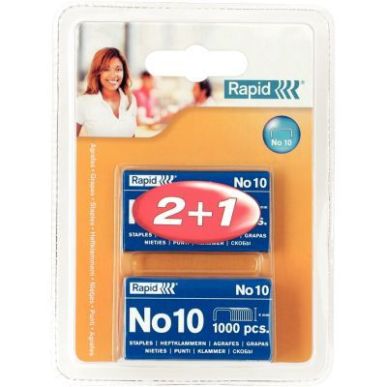 Achetez Blister de 2 000 + 1 000 agrafes Rapid n° 10 20710728 RAPID ESSELTE pas cher sur Ma Rentré..
