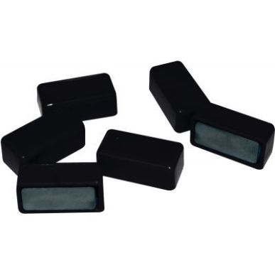 Achetez Blister de 6 punaises magnétiques rectangulaires 12x25 mm noir FAI500102 SAFETOOL pas cher ..