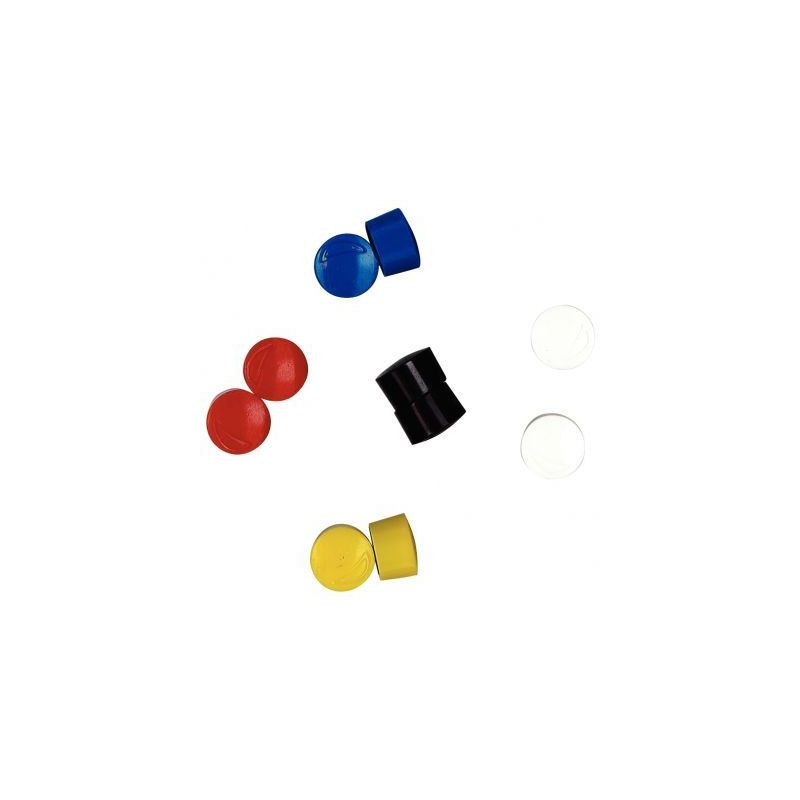 Achetez Blister de 10 punaises magnétiques, diamètre 12 mm assortis FAI120092 SAFETOOL pas cher su..