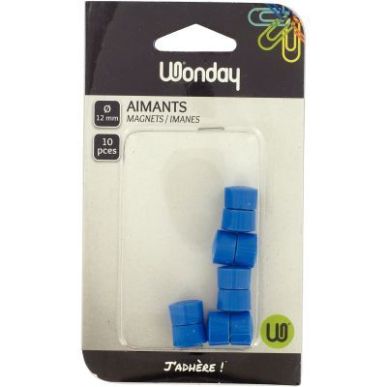 Achetez Blister de 10 punaises magnétiques, diamètre 12 mm bleu FAI120102 SAFETOOL pas cher sur Ma..