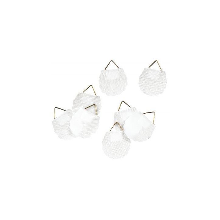 Sachet de 100 attaches sous verre adhésifs 14210