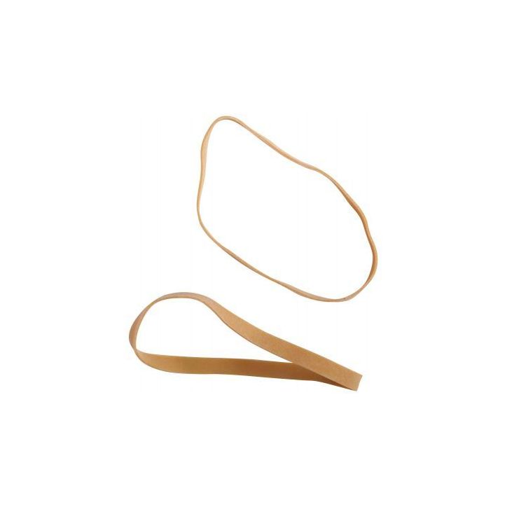 WONDAY Sac de 1kg d'élastique en caoutchouc blond large 90x6mm