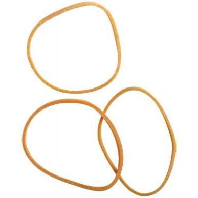 Achetez WONDAY Boîte distributrice de 100g d'élastique en caoutchouc blond étroit 60x1,8mm pas ch..