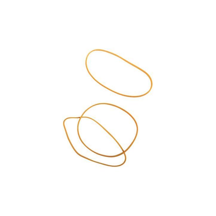 WONDAY Boîte distributrice de 100g d'élastique en caoutchouc blond étroit 80x1,8mm