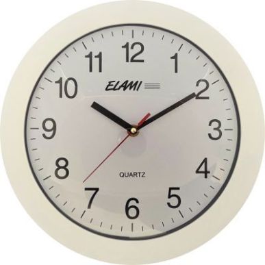 Achetez Horloge classique diamètre 30cm blanc 900276 ELAMI pas cher sur Ma Rentrée Scolaire