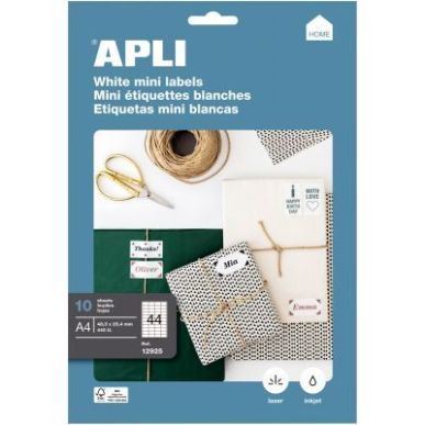 Achetez Pochette de 440 étiquettes multi-usages blanches 48,5x25,4mm 12925 APLI pas cher sur Ma Ren..