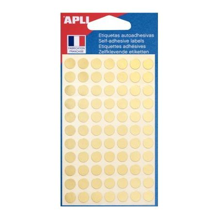 Achetez Sachet de 308 pastilles adhésives diamètre 8 mm or 100600 AGIPA pas cher sur Ma Rentrée S..