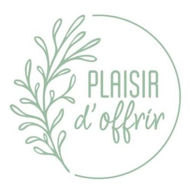 Achetez Rouleau de 500 étiquettes célébrations "Plaisir d'offrir" Ø35mm vert sur fond blanc IROF..