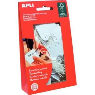 Achetez Boîte de 200 étiquettes bijouterie 15x24mm blanc 7009 APLI pas cher sur Ma Rentrée Scolai..