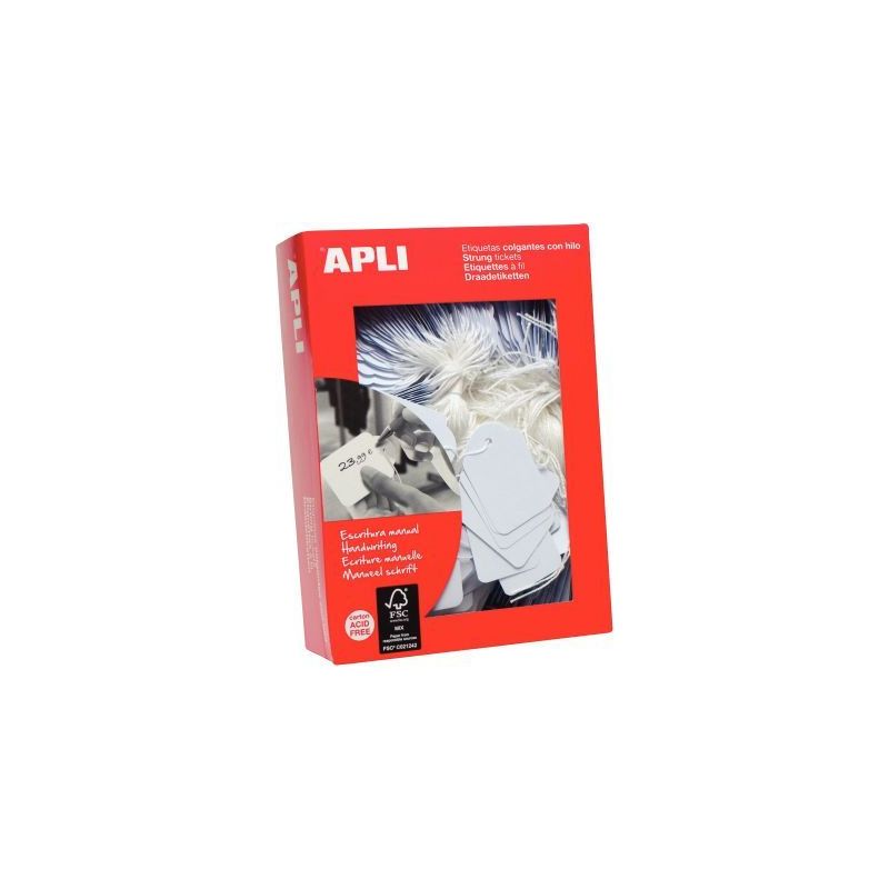 Achetez Boîte de 1000 étiquettes bijouterie 18x29mm blanc 389 AGIPA pas cher sur Ma Rentrée Scola..