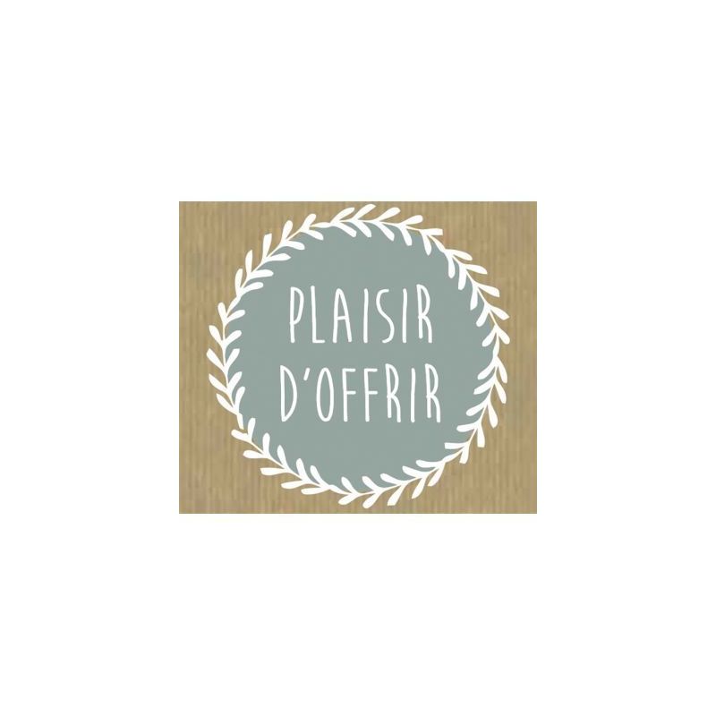 Achetez Rouleau de 500 étiquettes célébrations "Plaisir d'offrir" 40x35 mm gris 96E0413 pas cher ..