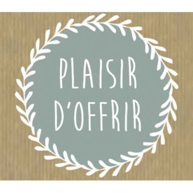 Achetez Rouleau de 500 étiquettes célébrations "Plaisir d'offrir" 40x35 mm gris 96E0413 pas cher ..