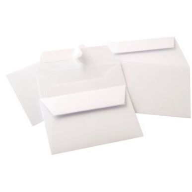 Achetez Paquet de 20 enveloppes Pollen Clairefontaine format 114x162mm 120g blanc 5436C POLLEN CLAIR..