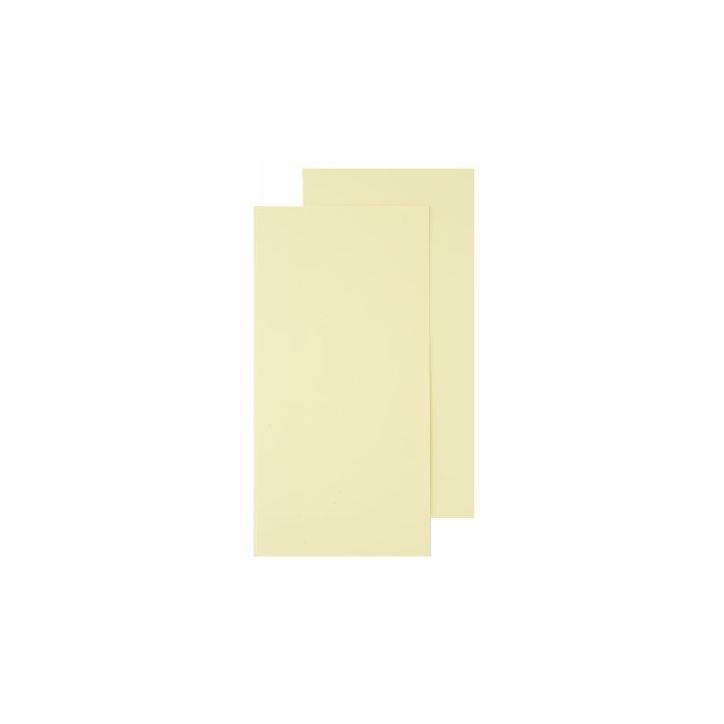 Paquet de 25 cartes Pollen Clairefontaine format 106x 213mm 210g ivoire 1517C POLLEN CLAIREFONTAINE