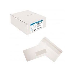 Achetez Boîte de 500 enveloppes blanches DL 110x220 80g/m² fenêtre 45x100 autocollante 91357 LA C..