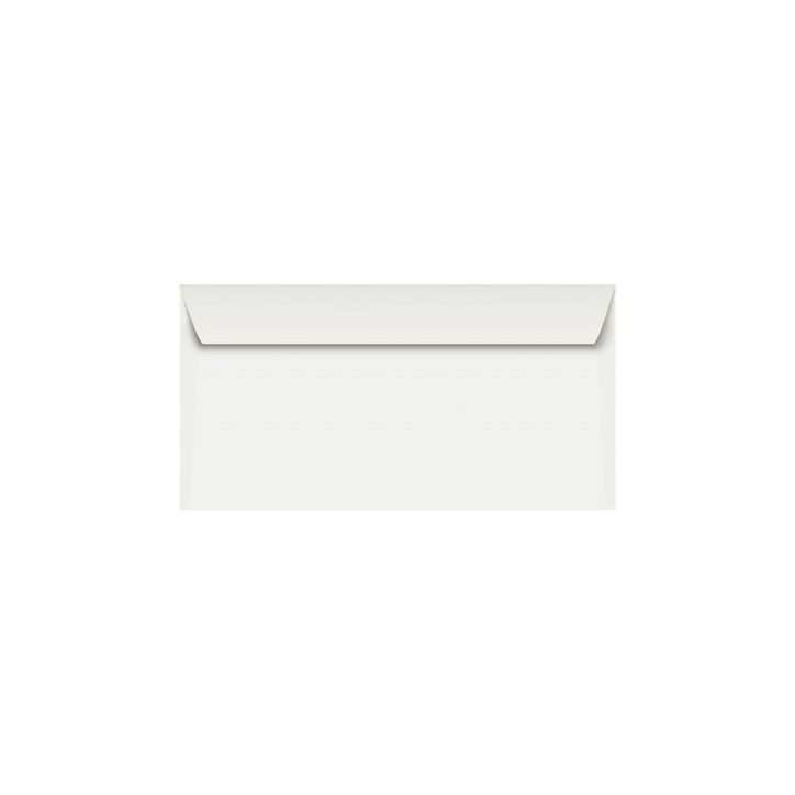 Boite de 500 enveloppes blanches 110x220mm 80g bande siliconée fenêtre 35x100mm 1401C CLAIRALFA CLAIREFONTAI(...)