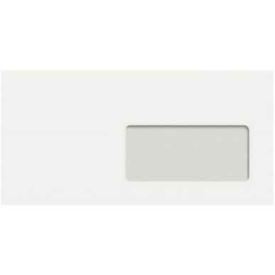 Achetez Boite de 250 enveloppes blanches 110x220mm 90g bande siliconée fenêtre 45x100mm 1603 CLAIR..