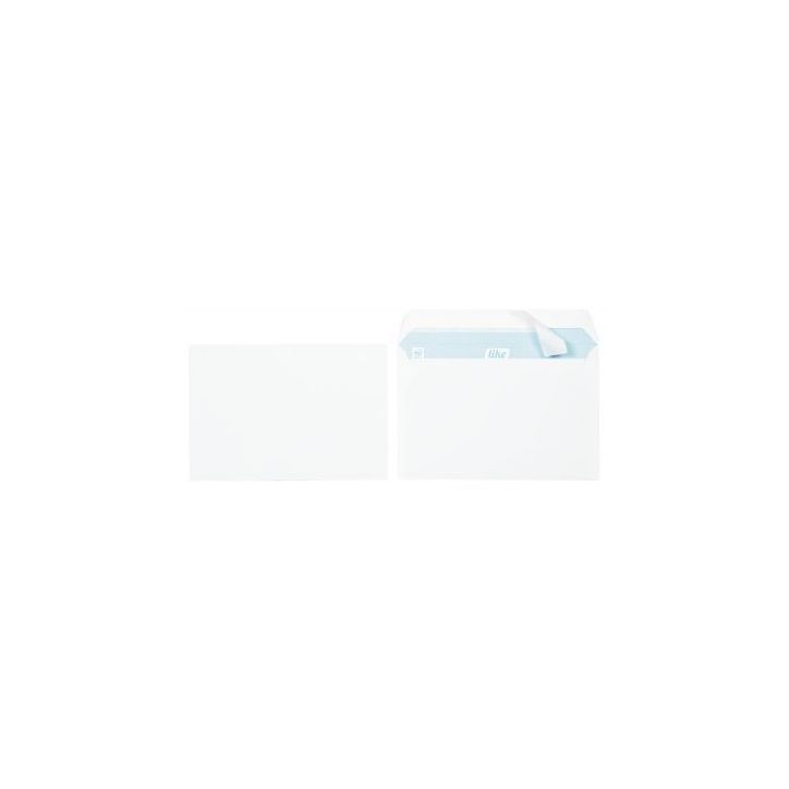 Boîte de 500 enveloppes blanches C5 162x229 80g/m² bande de protection 1312 GPV