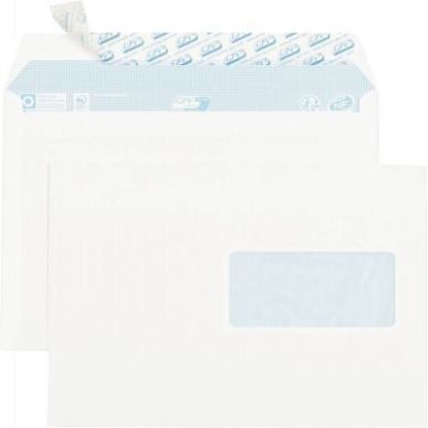 Achetez Boîte de 70 enveloppes blanches C5 162x229 80g/m² bande siliconée fenêtre 45x100 6264 pa..