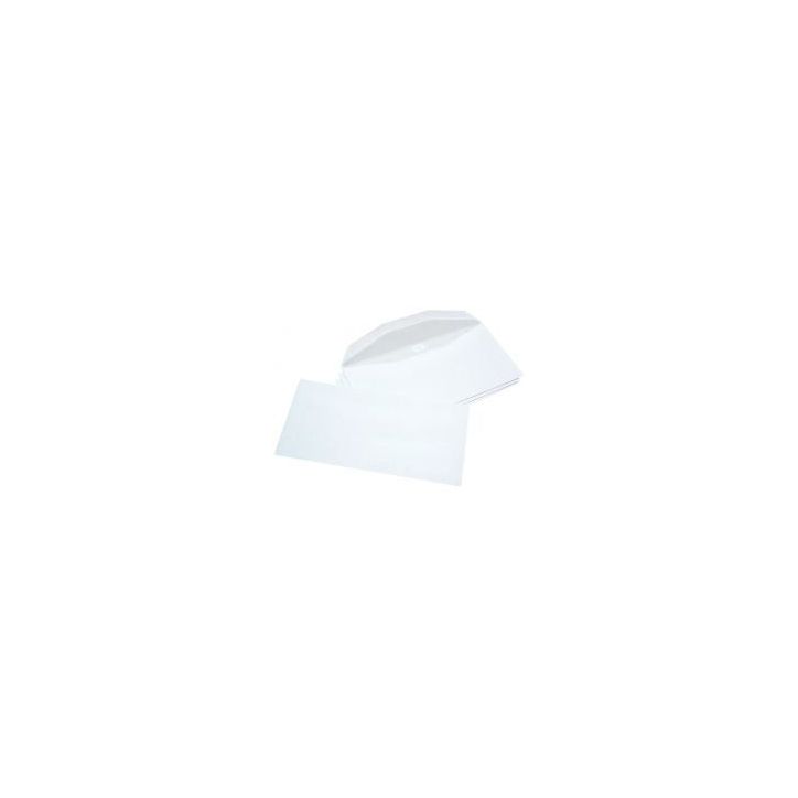 Boîte de 1000 enveloppes blanches 114x229 80g/m² de mise sous pli automatique gommées 13997 LA COURONNE