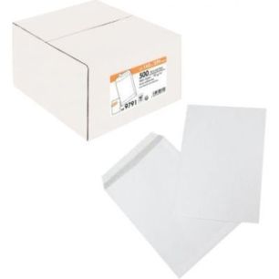 Achetez Boite de 500 pochettes blanches 162x229mm 90g bande siliconée 9791 LA COURONNE pas cher sur..