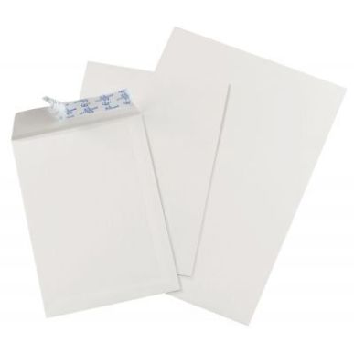 Achetez Paquet de 50 pochettes vélin blanc C5 162x229 90g/m²  bande de protection 23050 LA COURONN..