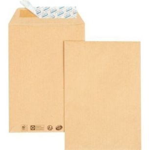 Achetez Boîte de 500 pochettes kraft C5 162x229 90g/m² bande de protection 4252 pas cher sur Ma Re..