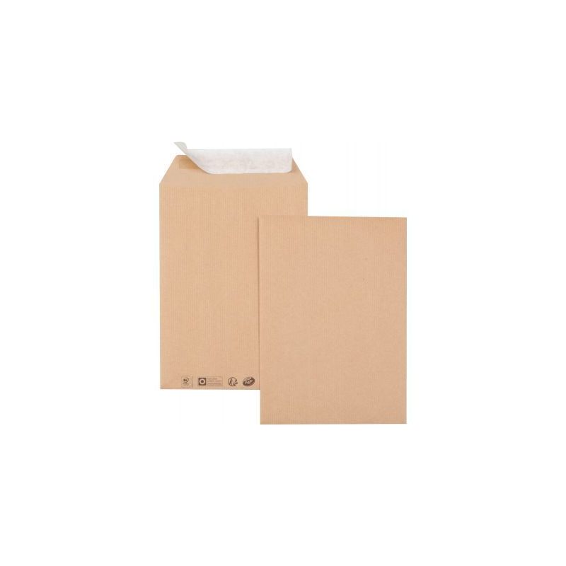 Achetez Boîte de 500 sacs Kraft, 90 grammes en format 17.6x25, bande siliconée 4253 GPV pas cher s..