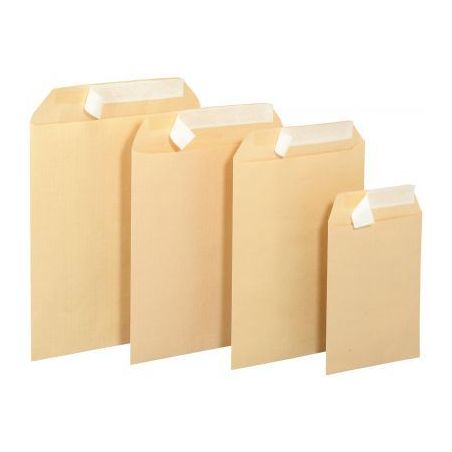 Achetez Boite de 250 pochettes Kraft 120g format 26x33cm bande siliconnée 4157 pas cher sur Ma Rent..