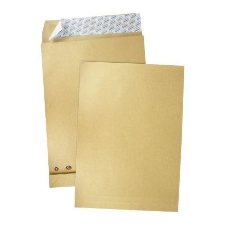 Achetez Carton de 250 pochettes kraft 280x365mm 120g soufflet 30mm bande siliconée 4971 GPV pas che..