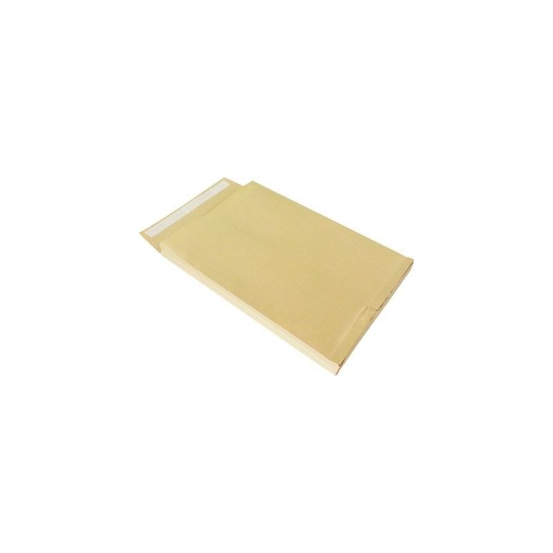Achetez Carton de 125 pochettes kraft armé 260x330mm soufflet 30mm bande siliconée 1799 LA COURONN..