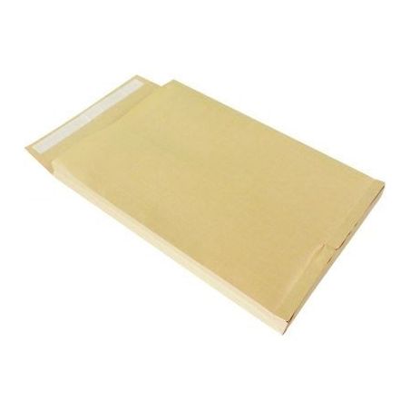 Achetez Carton de 125 pochettes kraft armé 260x330mm soufflet 30mm bande siliconée 1799 LA COURONN..