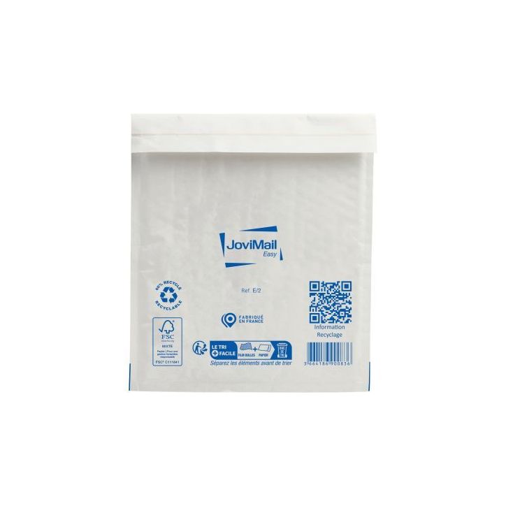 Paquet de 10 pochettes bulles d'air 22x26cm 153100150