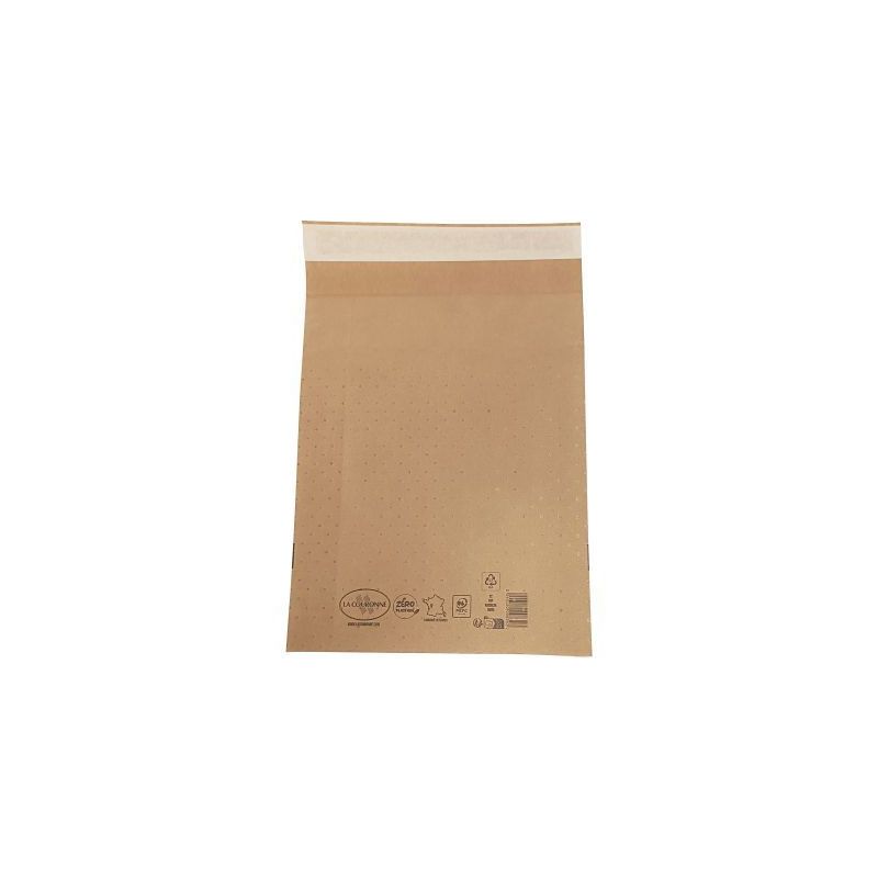 Achetez Carton de 50 pochettes bulle air papier 150  x 250 mm avec soufflet 60 mm 834 LA COURONNE pa..