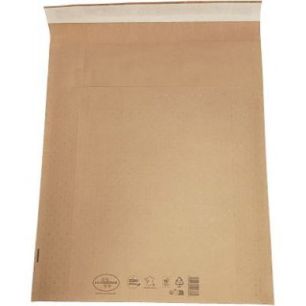 Achetez Carton de 50 pochettes bulle air papier 250  x 350 mm avec soufflet 90 mm 838 LA COURONNE pa..