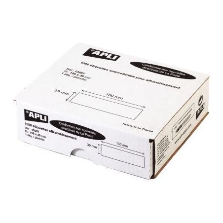 Achetez Boîte de 1 000 étiquettes d'affranchissement 150x39 mm 13567 AGIPA pas cher sur Ma Rentré..