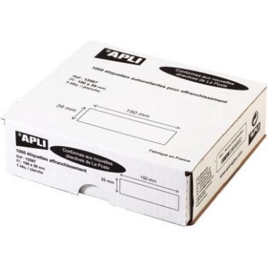 Achetez Boîte de 1 000 étiquettes d'affranchissement 150x39 mm 13567 AGIPA pas cher sur Ma Rentré..
