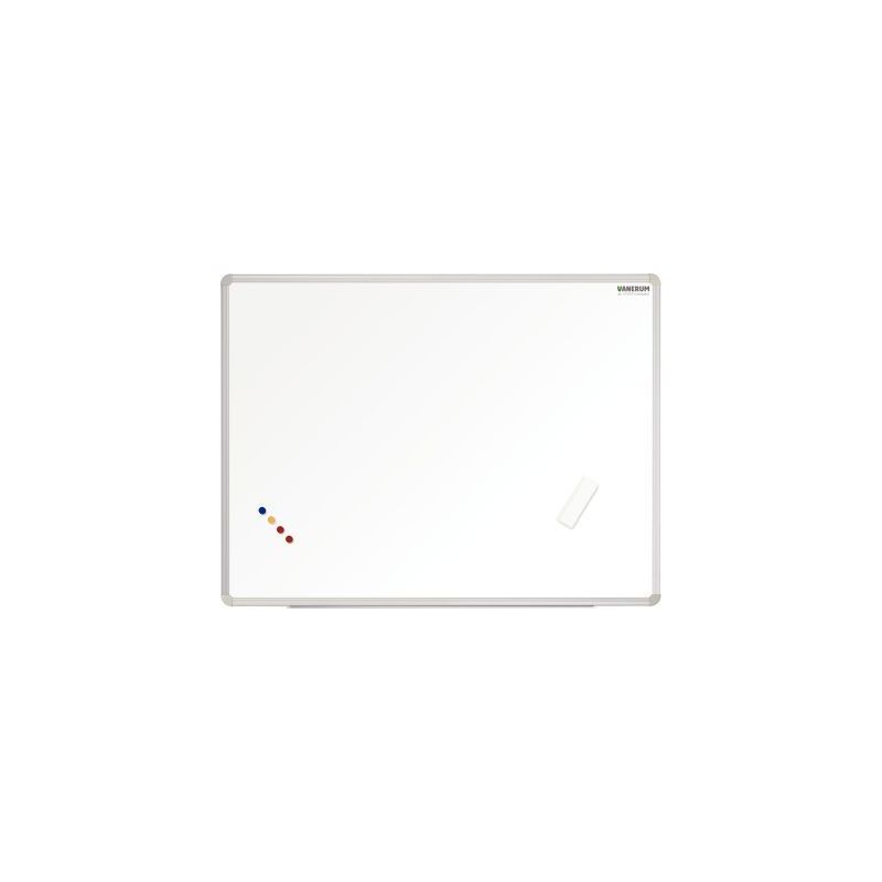 Achetez PERGAMY Tableau Blanc émaillé magnétique, cadre aluminium, Format : L150 x H100 cm pas ch..